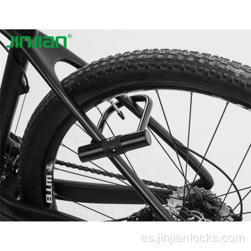 Pequeña bicicleta u cerradura con soporte de montaje